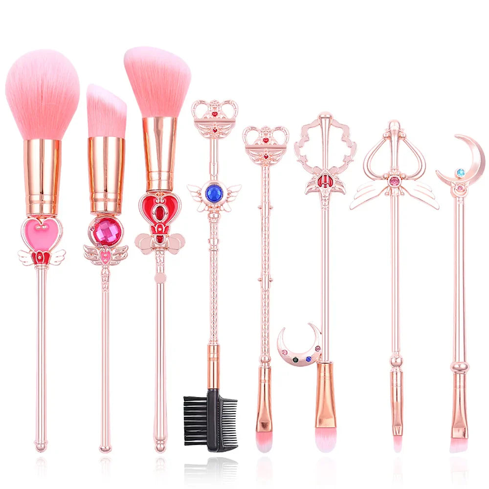 TAKARA TOMY Sailor Moon 8PCS Makeup Brush Set