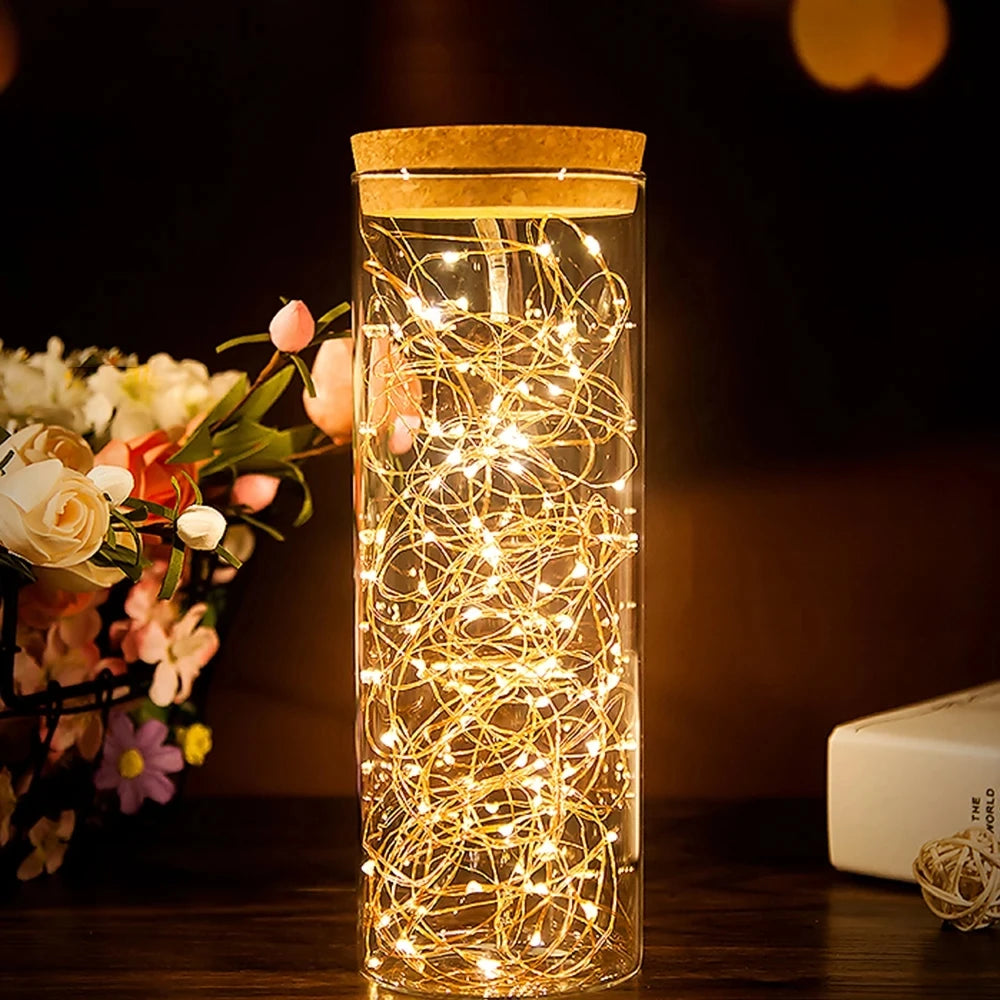 Copper Wire LED String Lights