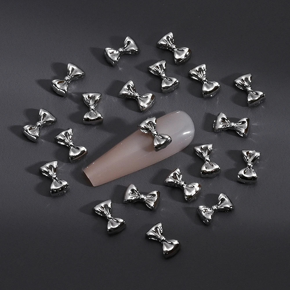 Gold/Silver Butterfly Nail Charms