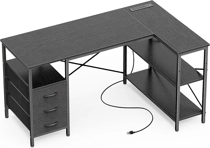 47-Inch L-Shaped Office Desk