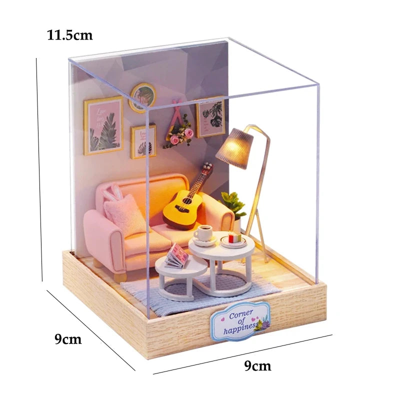 DIY Mini Wooden Dollhouse