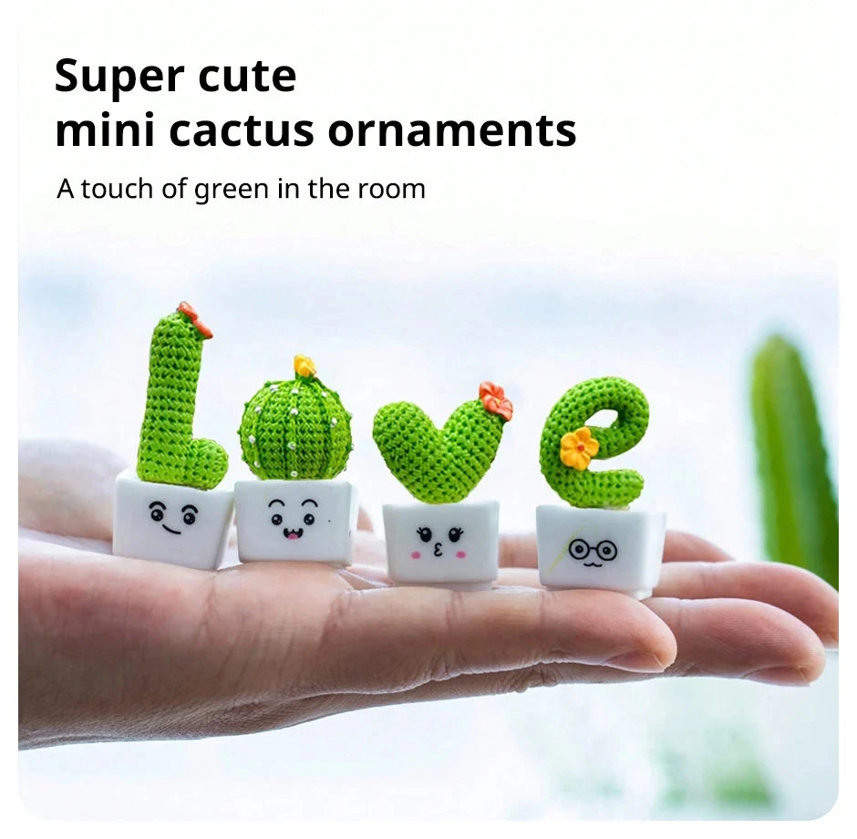 Mini Artificial Succulent Plants Set