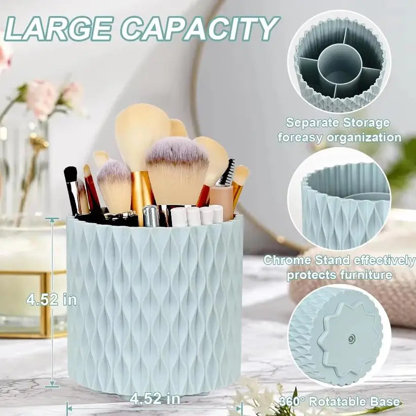 360° Rotating Brush Storage Bucket