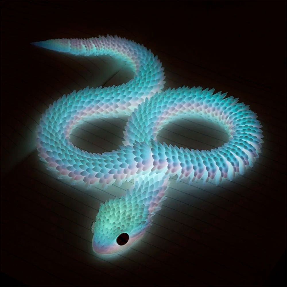 3D Printed Colorful Snake
