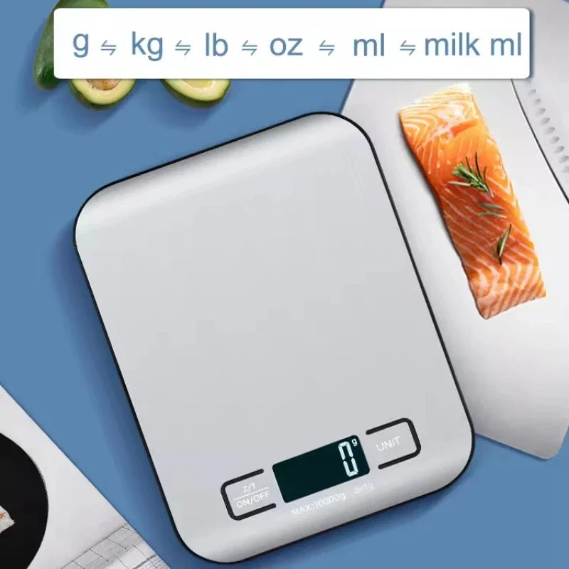 Digital Kitchen Scale with LED Display