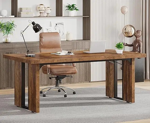 MKDK 70.9-Inch Executive Office Desk