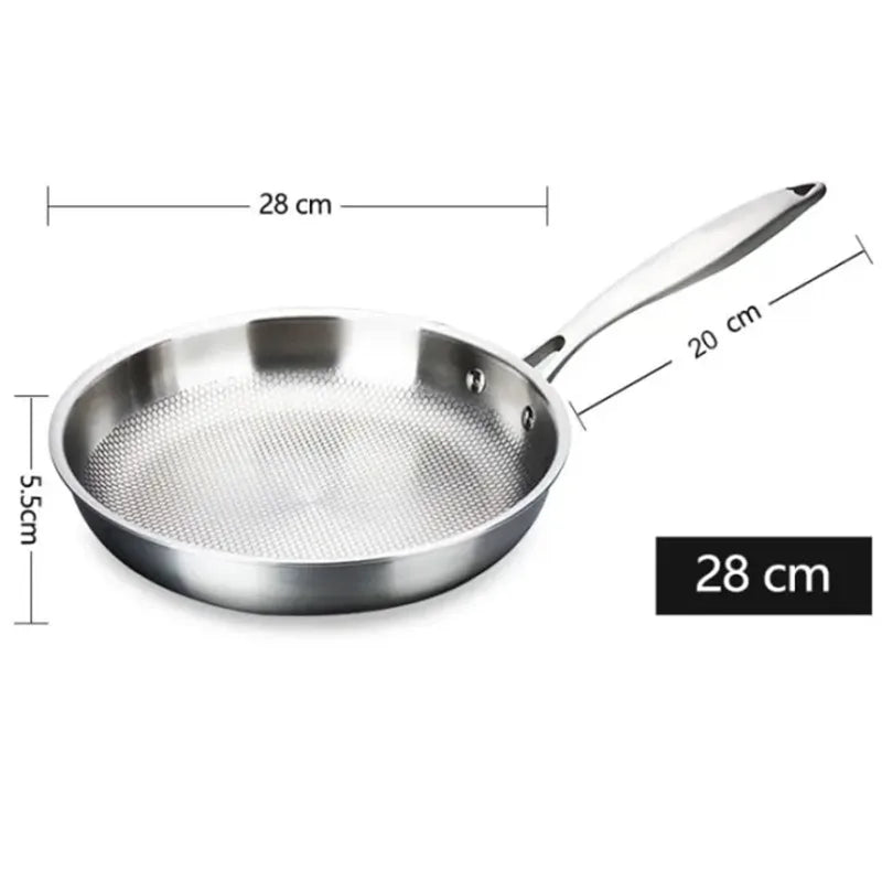 Stainless Steel Wok Pan