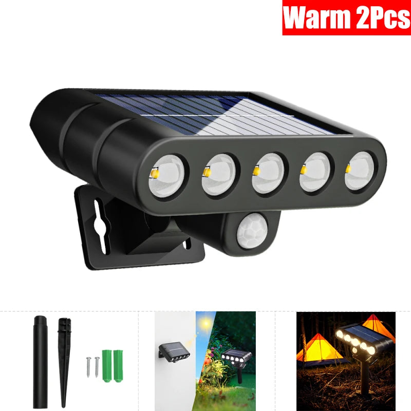 Solar Outdoor LED Wall Lights