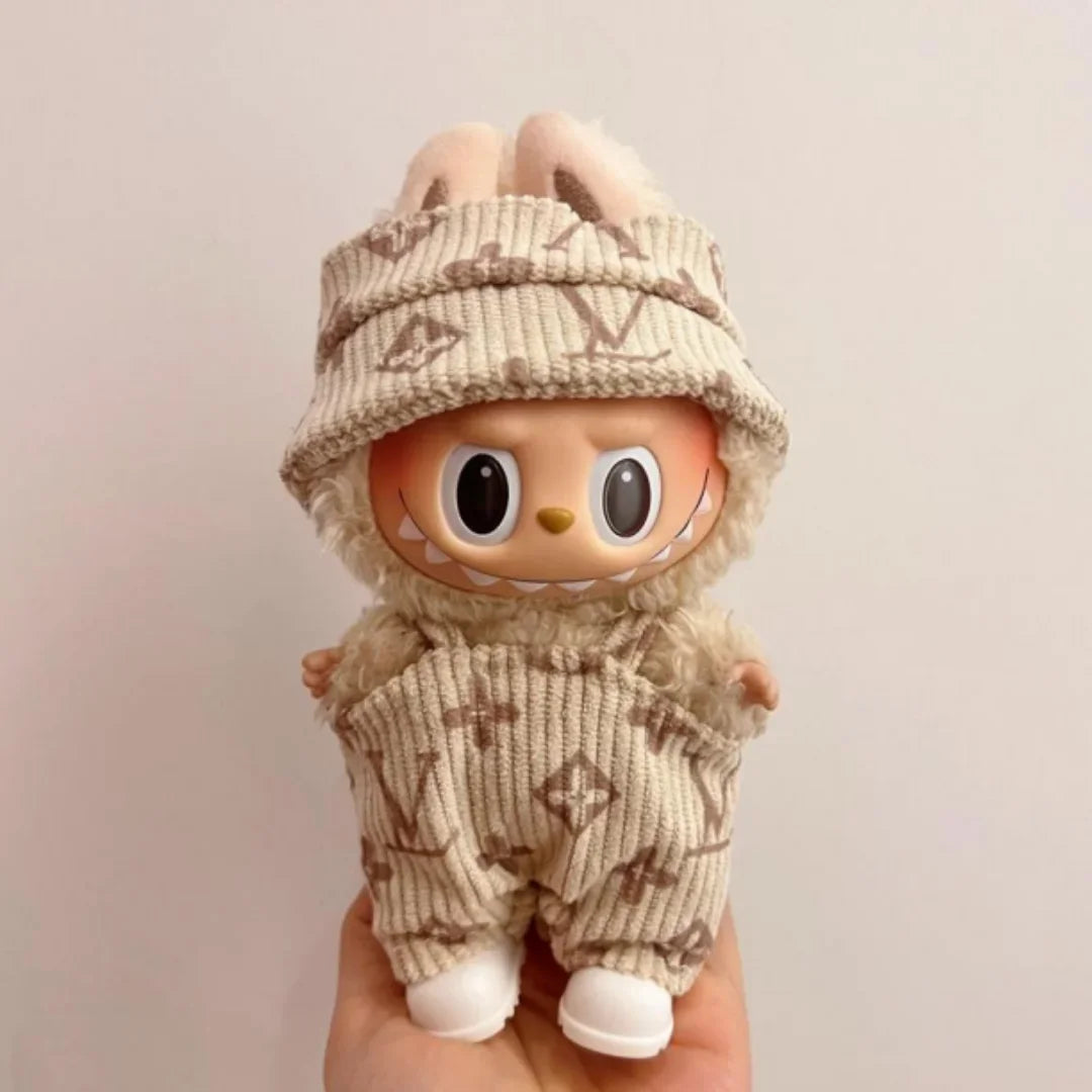 Labubu Doll Hoodies Clothes Set