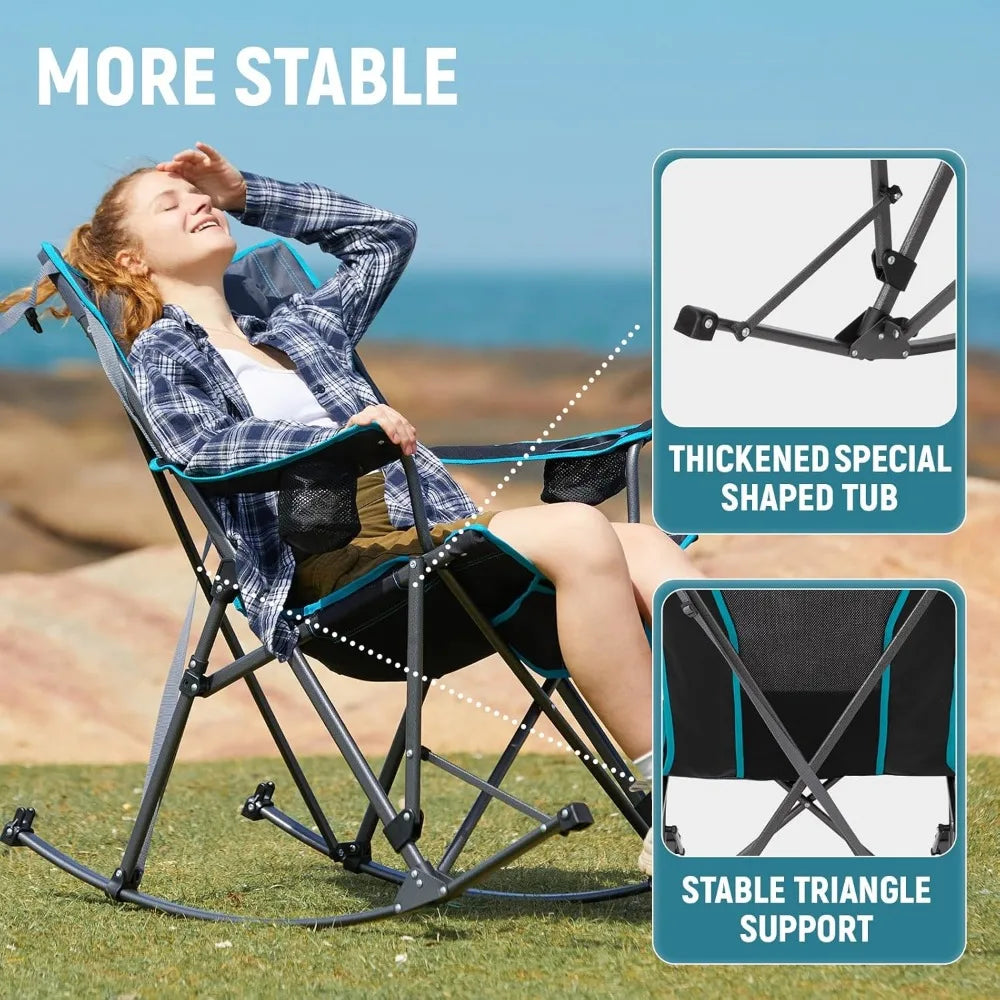 Portable Folding Rocking Camping Chair