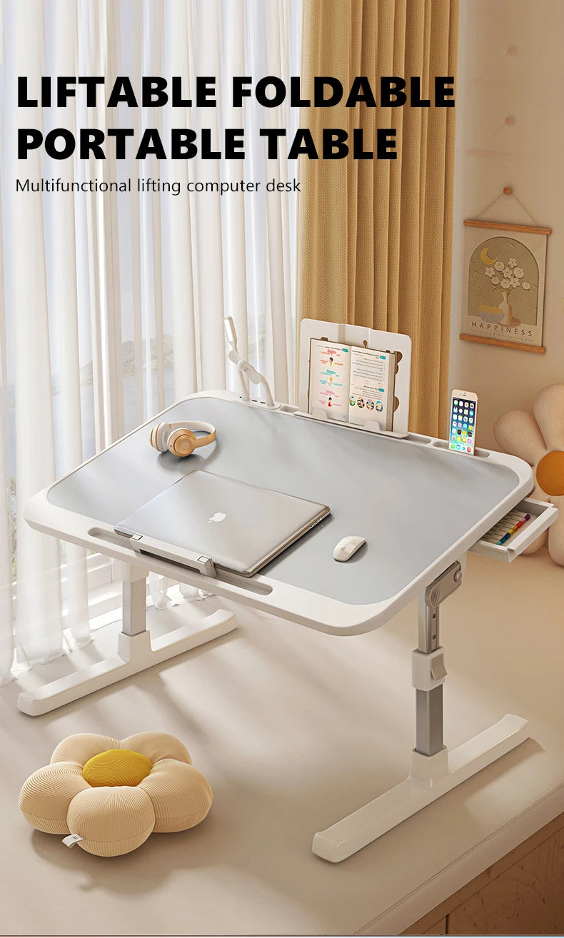 LIUSHADUOLA Foldable Adjustable Laptop Desk