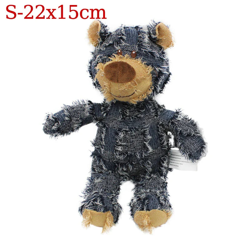 Squeaky Bear Plush Dog Toy