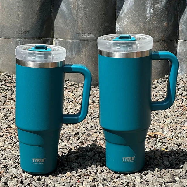 Tyeso 40oz With Handle Straw Tumbler