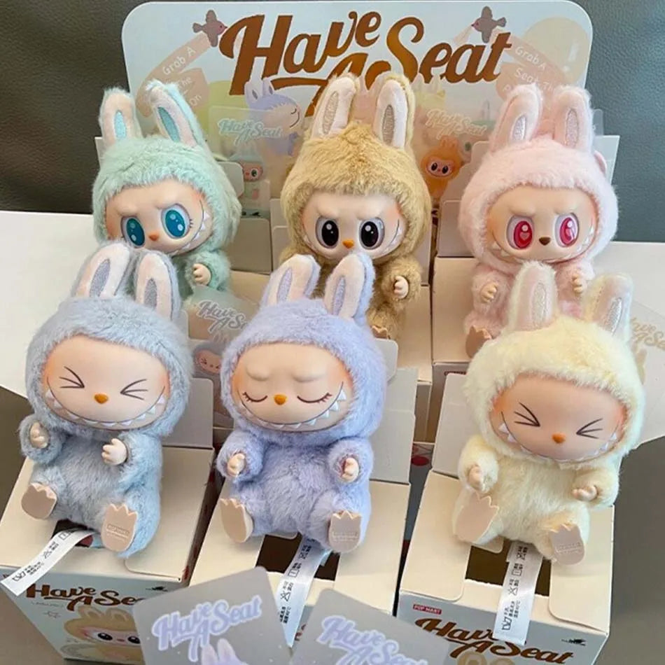 High Quality Labubu Monster Vinyl Face Keychain