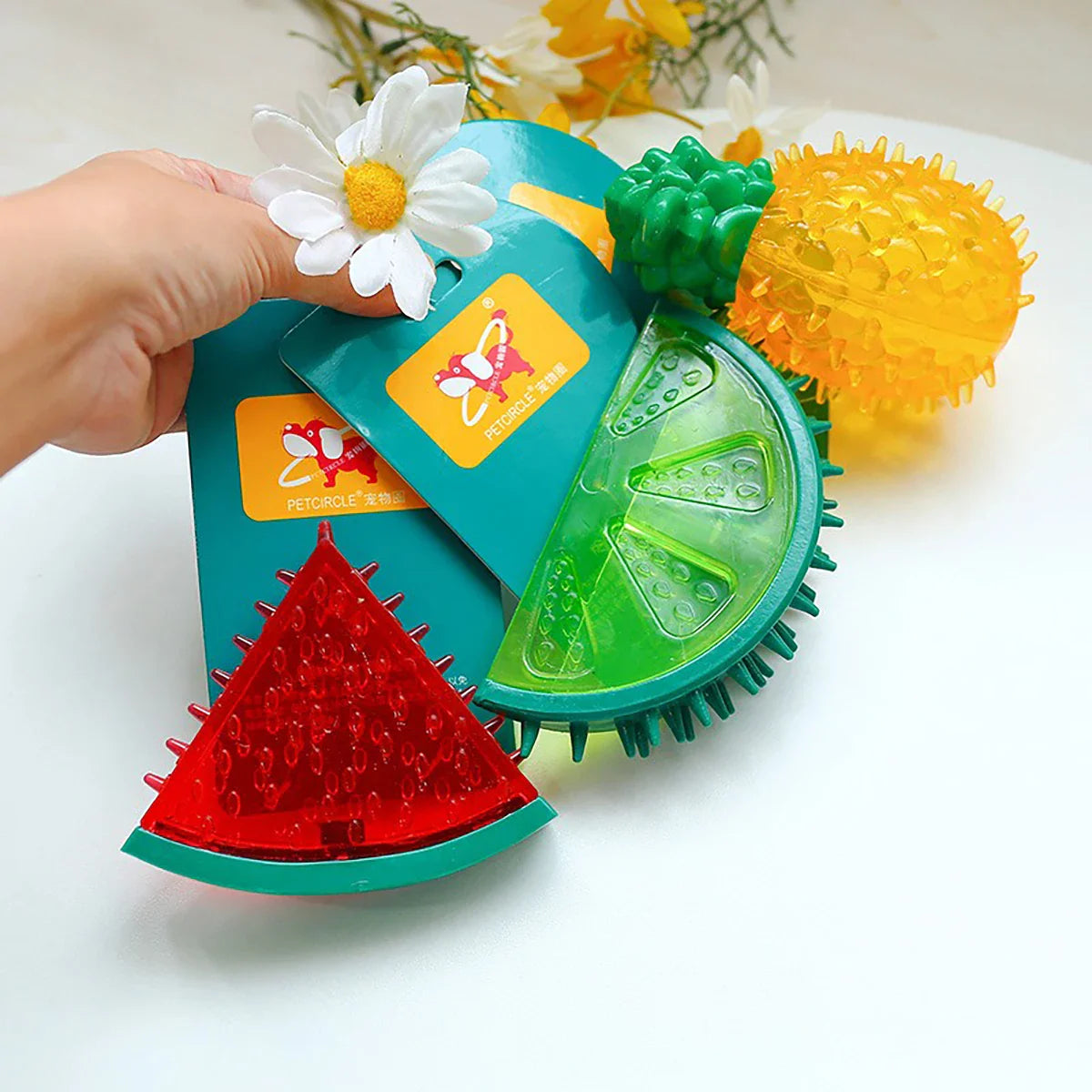 Pet Cooling Fruit Chew Toy