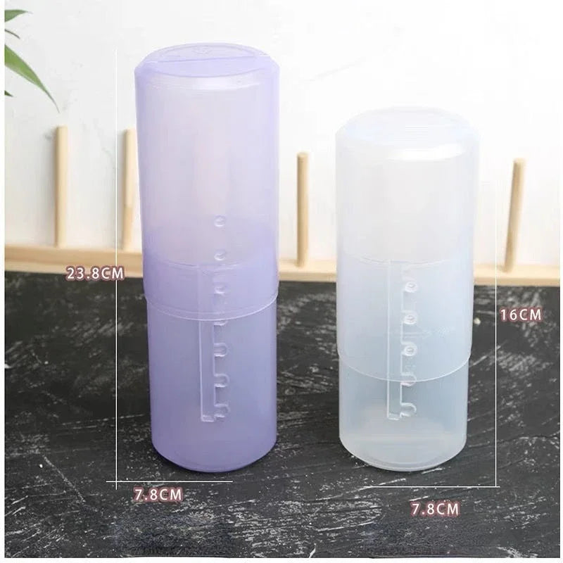 Adjustable Transparent Makeup Brush Holder