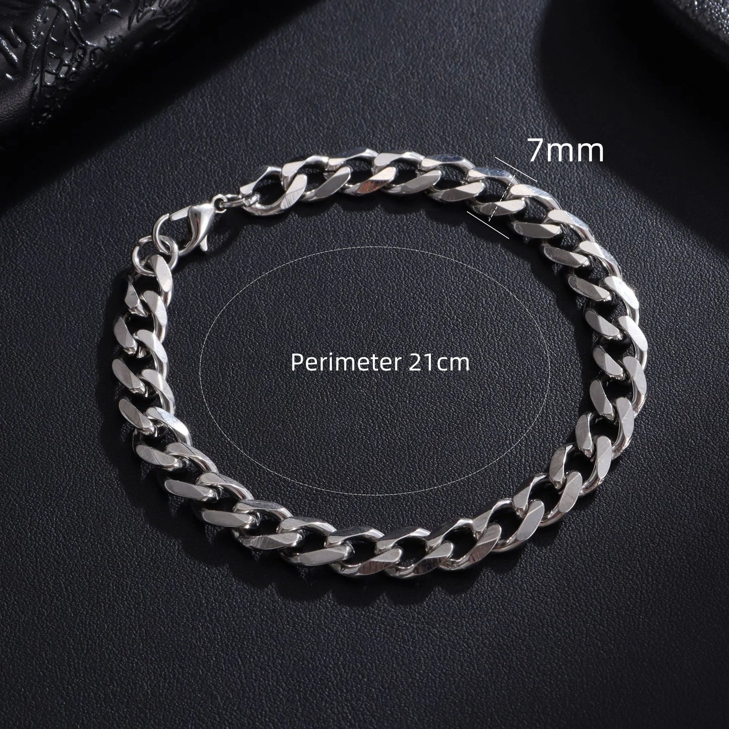 Trendy Stainless Steel Cuban Bracelet