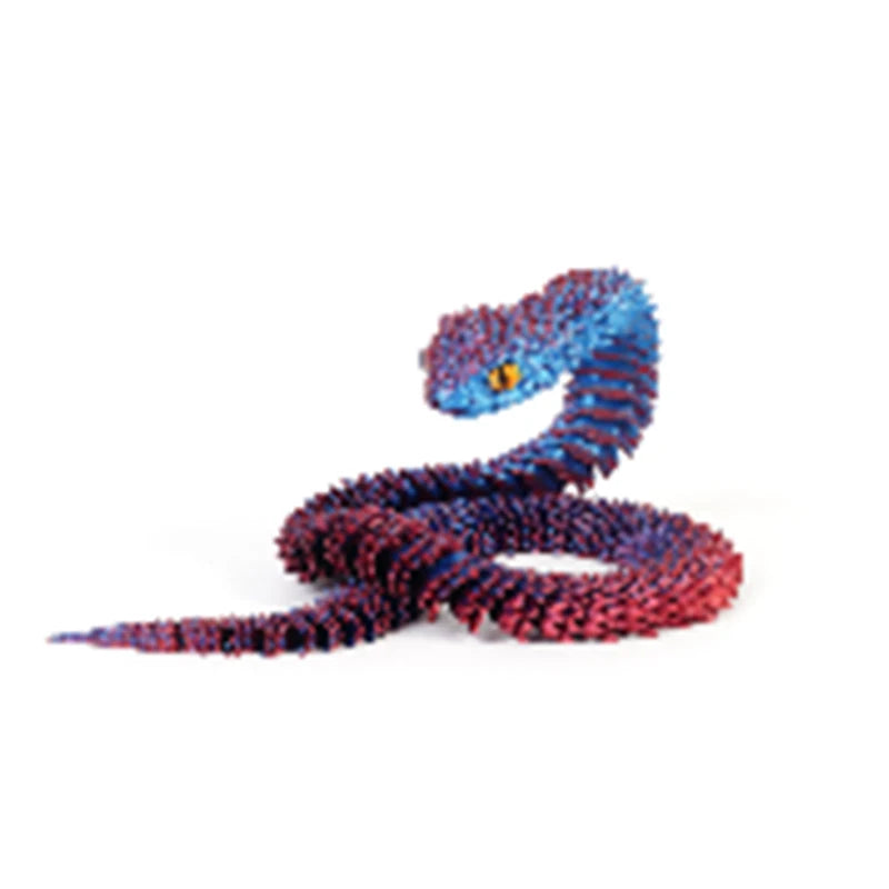 3D Printed Colorful Snake