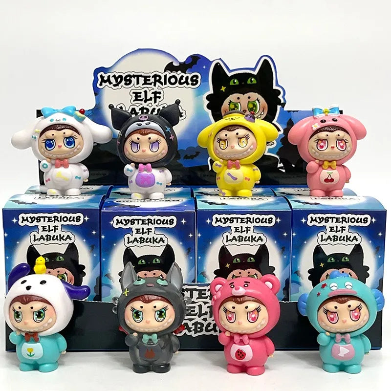 Labubu Sanrio Series Mini Doll Set