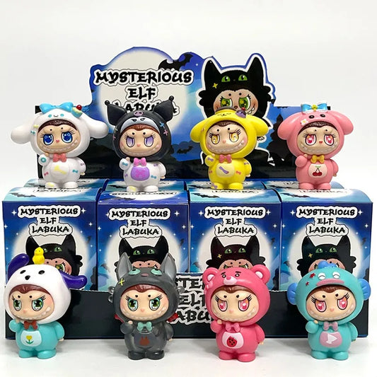 Labubu Sanrio Series Mini Doll Set