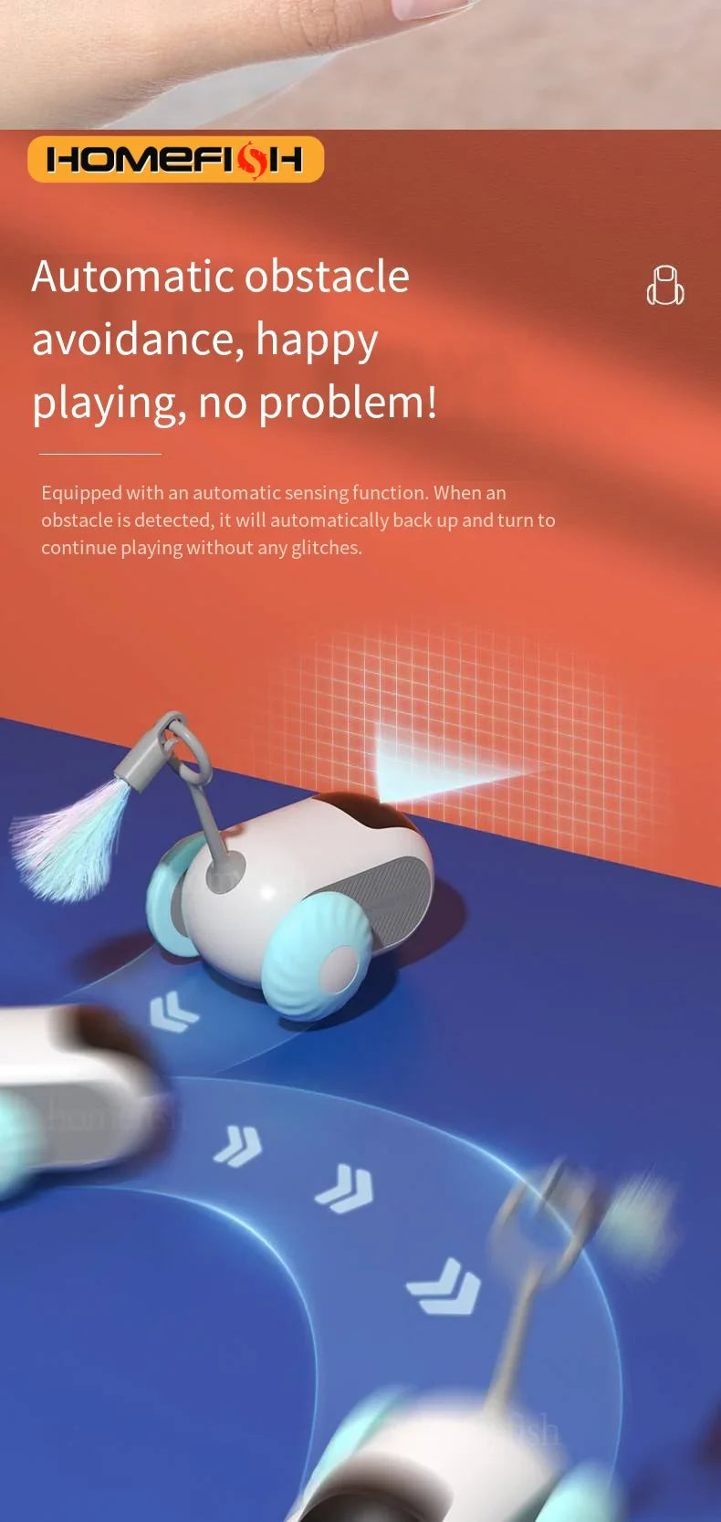 Smart Remote Cat Toy Car