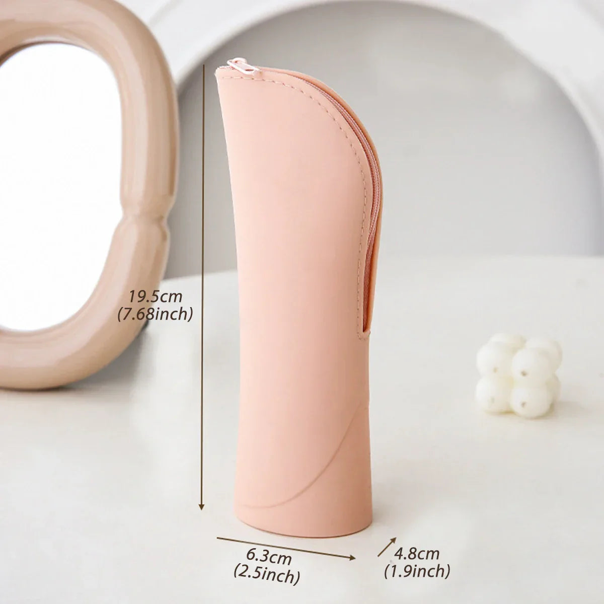 Silicone Vertical Makeup Brush Bag