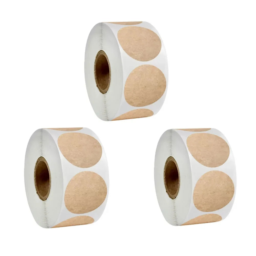 Kraft Round Label Stickers