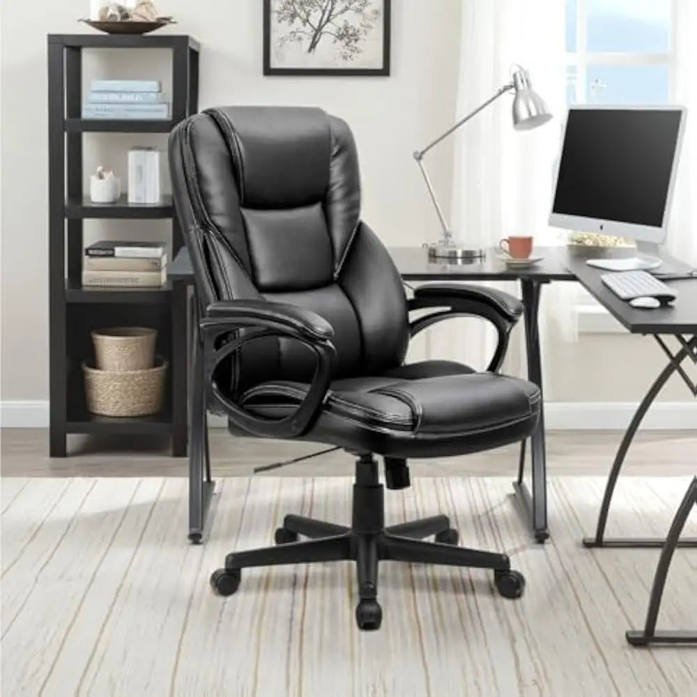 High-Back PU Leather Office Chair