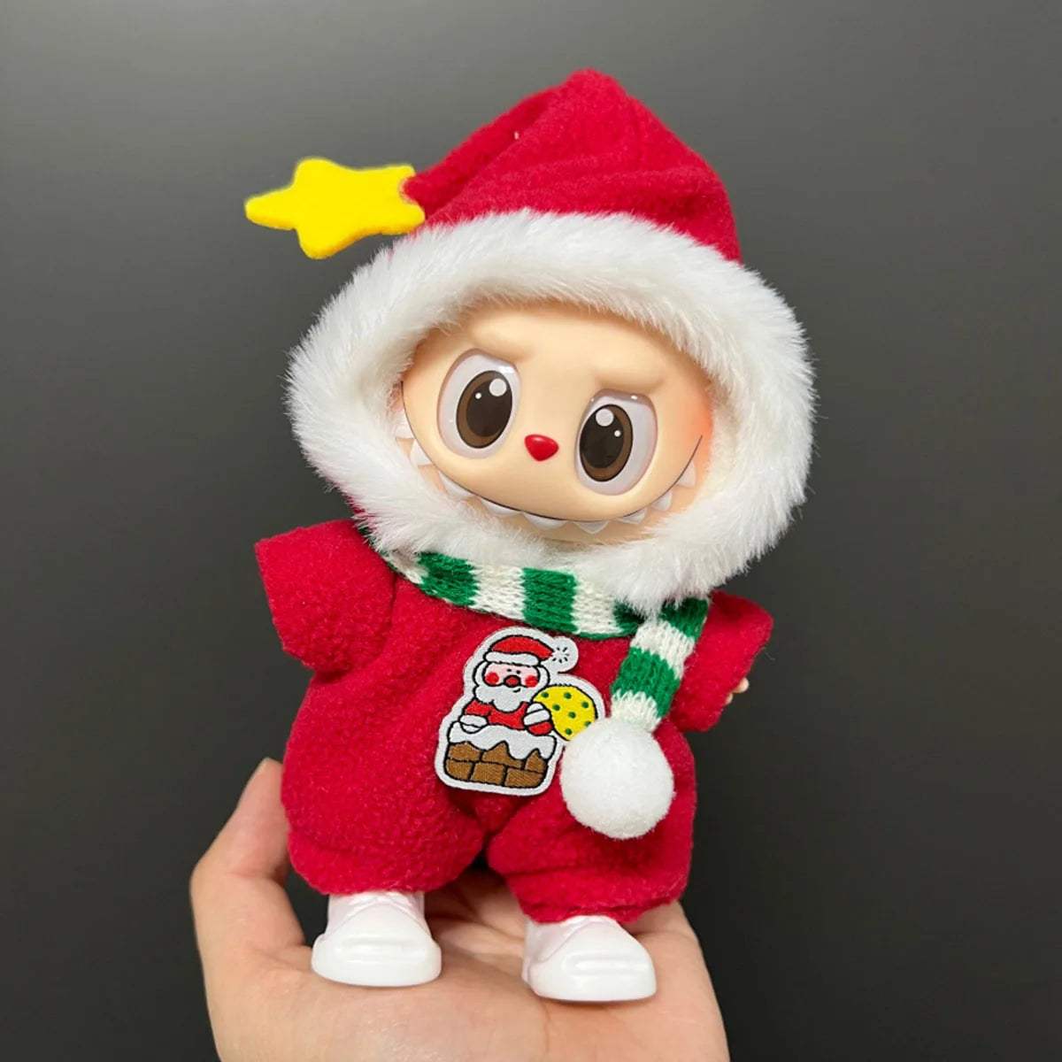 Labubu Christmas Theme Outfit Set