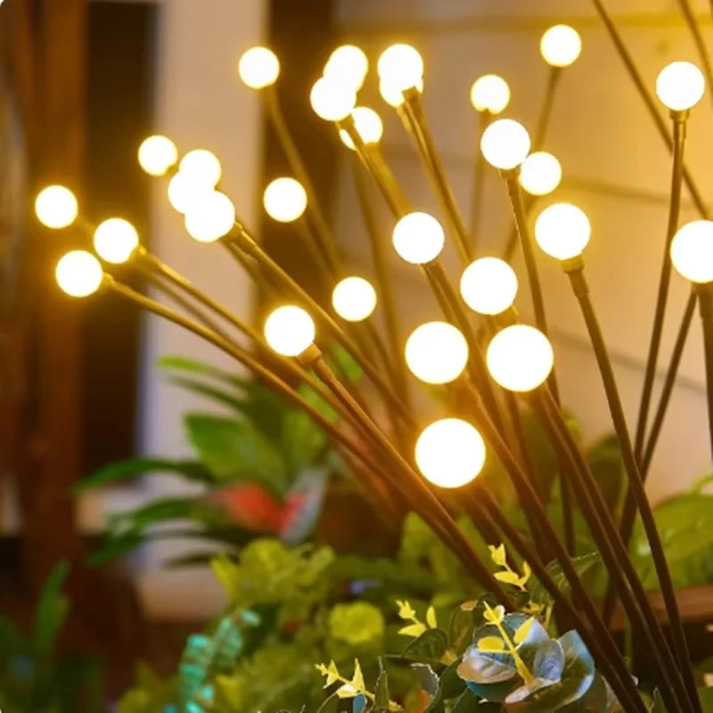 Solar Firefly LED Garden Lights