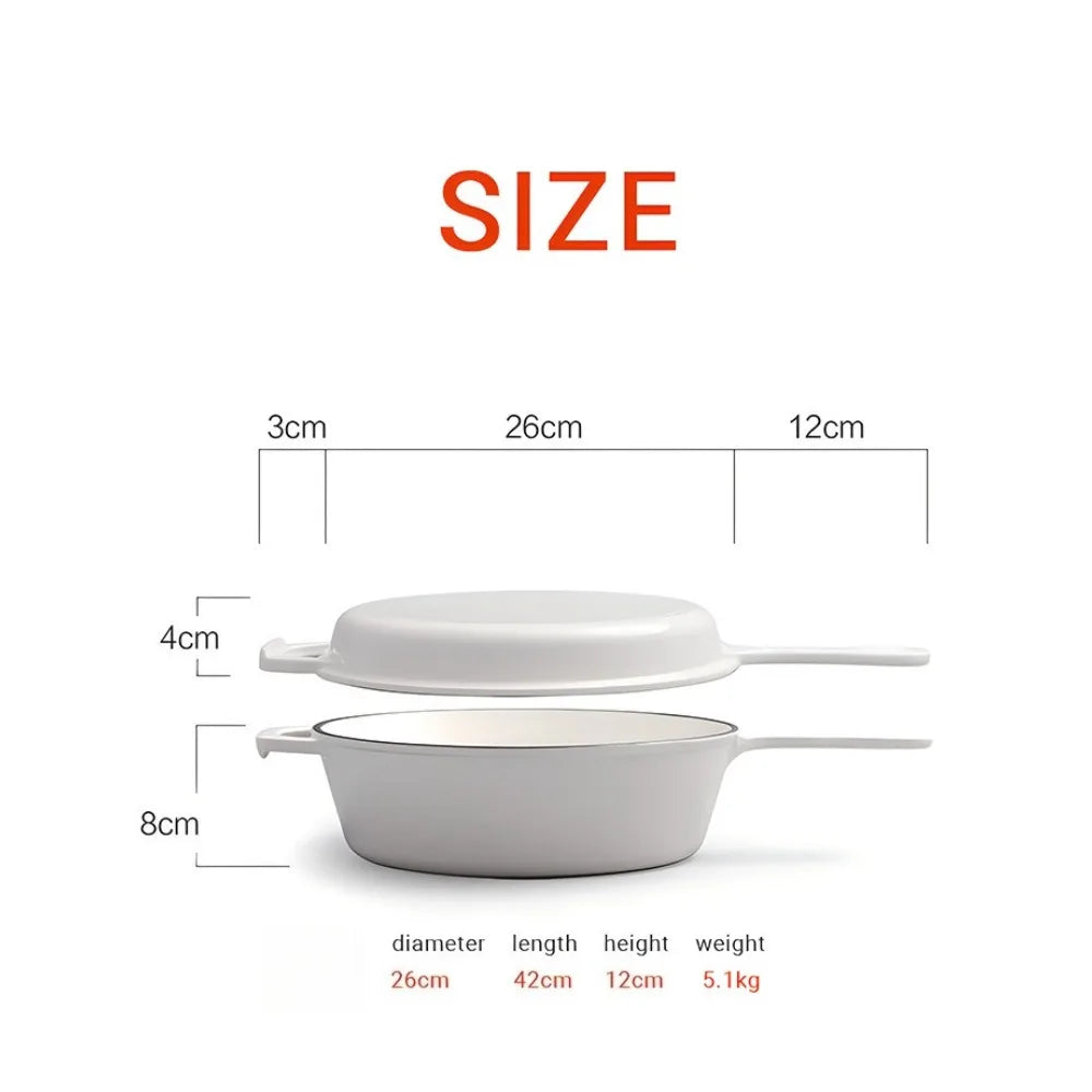 Cast Iron Skillet with Lid