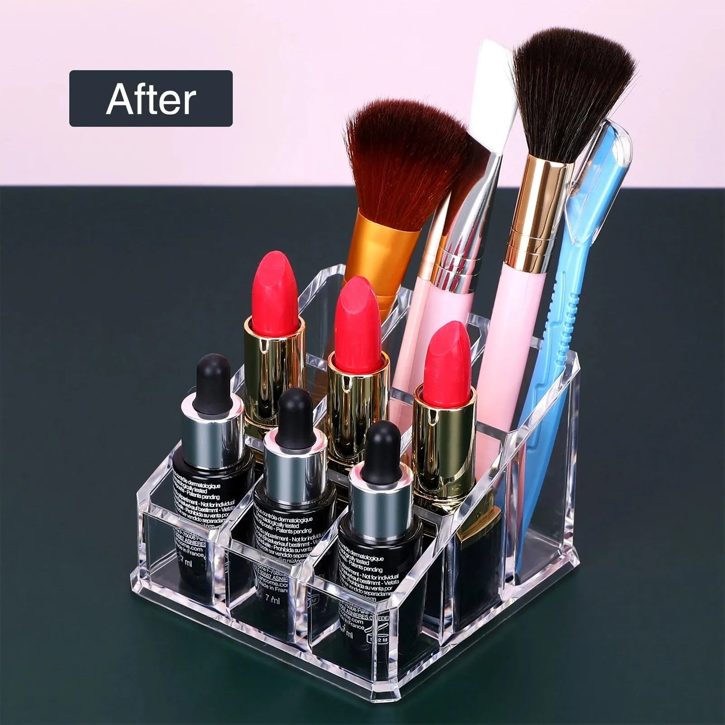9-Grid Lipstick Storage Display Rack