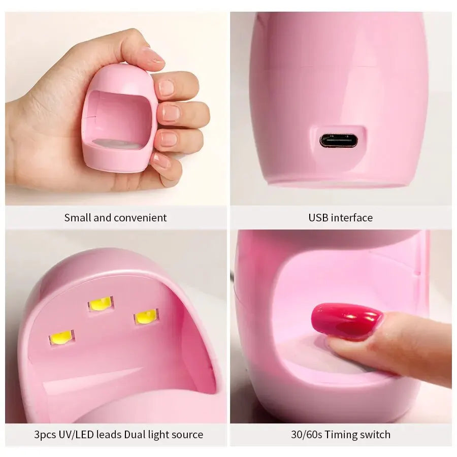 Mini Q-Shaped Nail Dryer