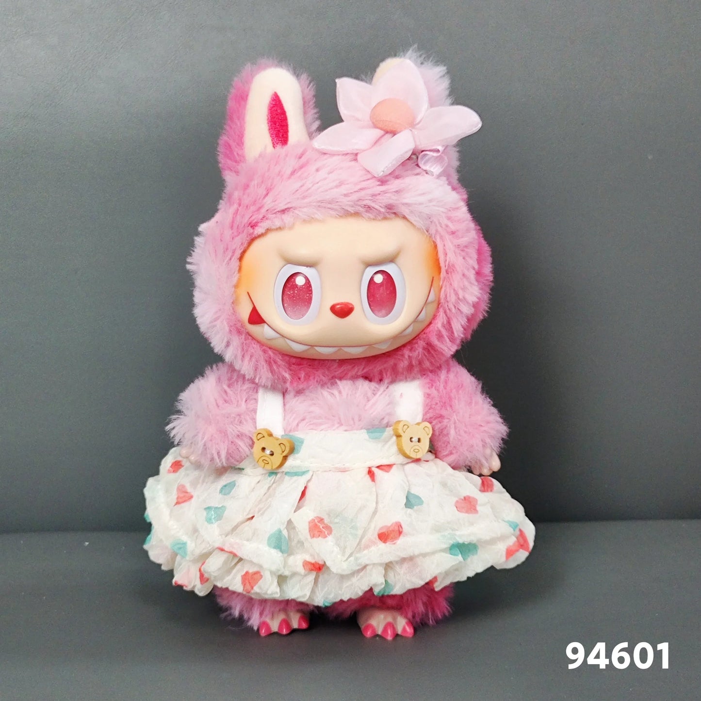 Labubu Leopard Print Skirt Outfit