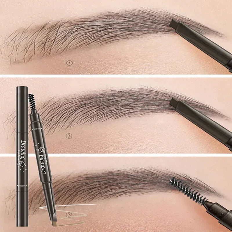 2-in-1 Waterproof Eyebrow Pencil