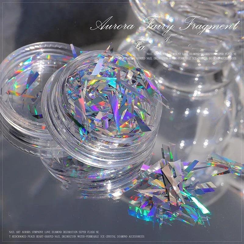 Aurora Cellophane Nail Art Stickers