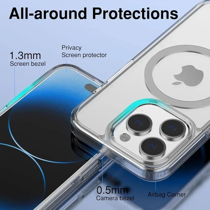 Magnetic Clear MagSafe iPhone Case