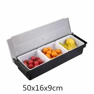Bar Garnish Organizer Tray