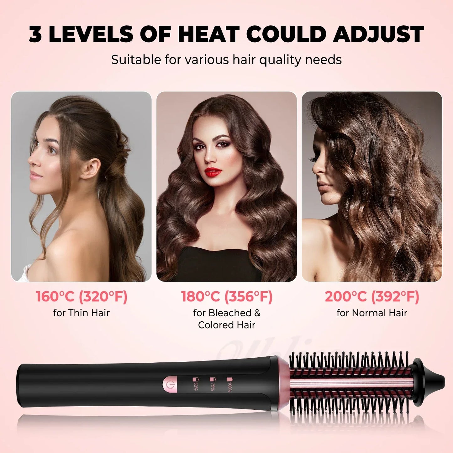 Wireless USB Hair Styling Brush