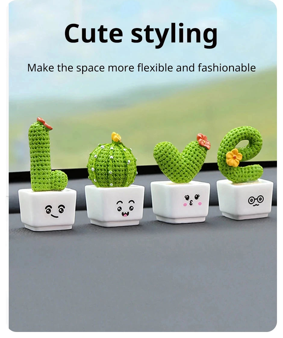 Mini Artificial Succulent Plants Set