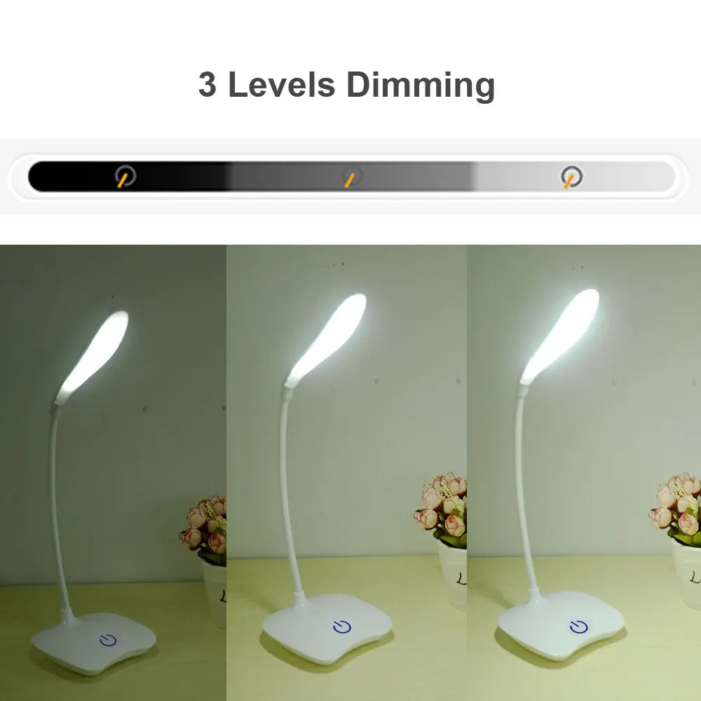 USB Rechargeable LED Desk Lamp