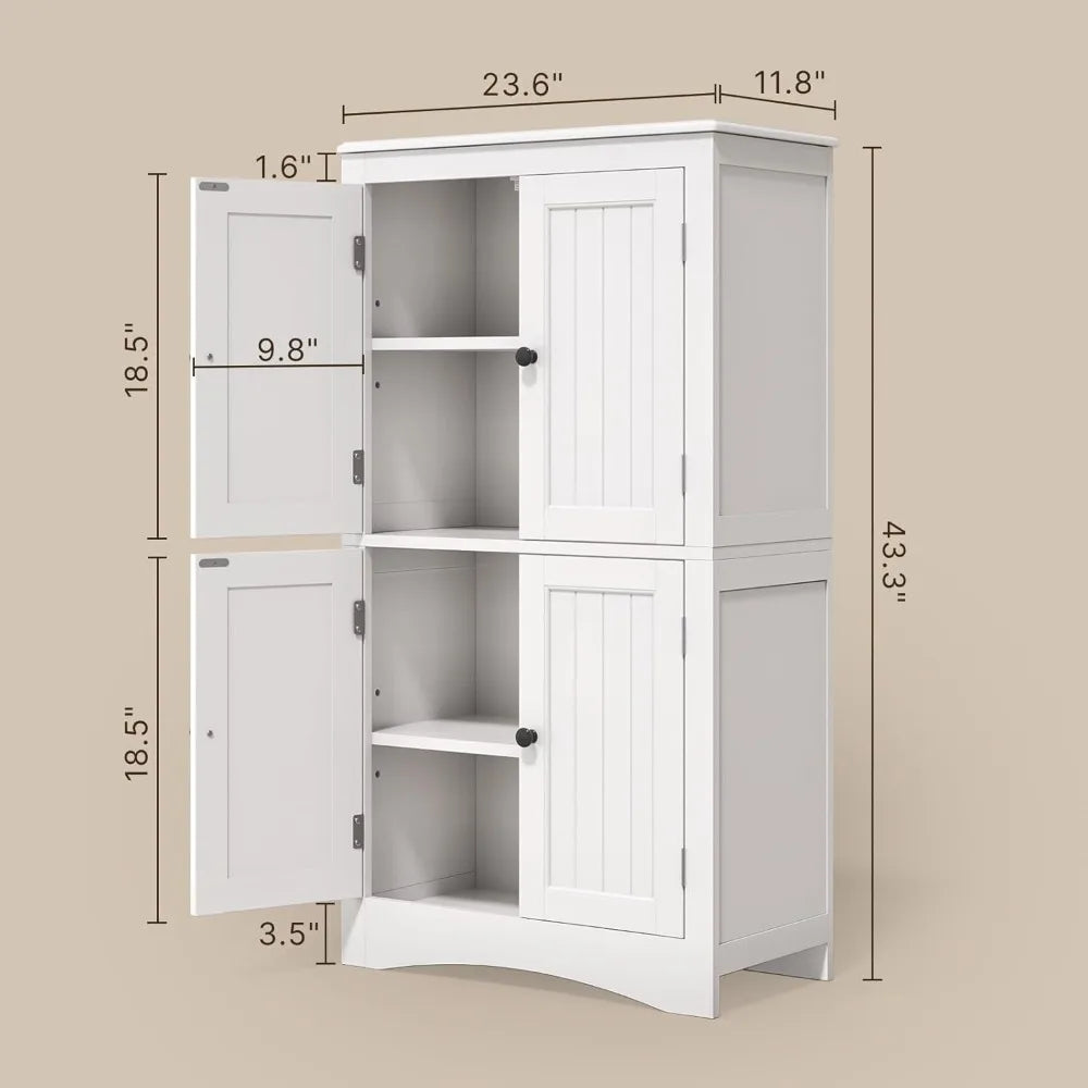 43" Kitchen Pantry Cabinet