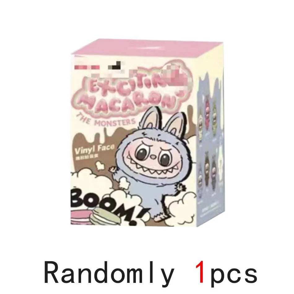 High Quality Labubu Monster Vinyl Face Keychain