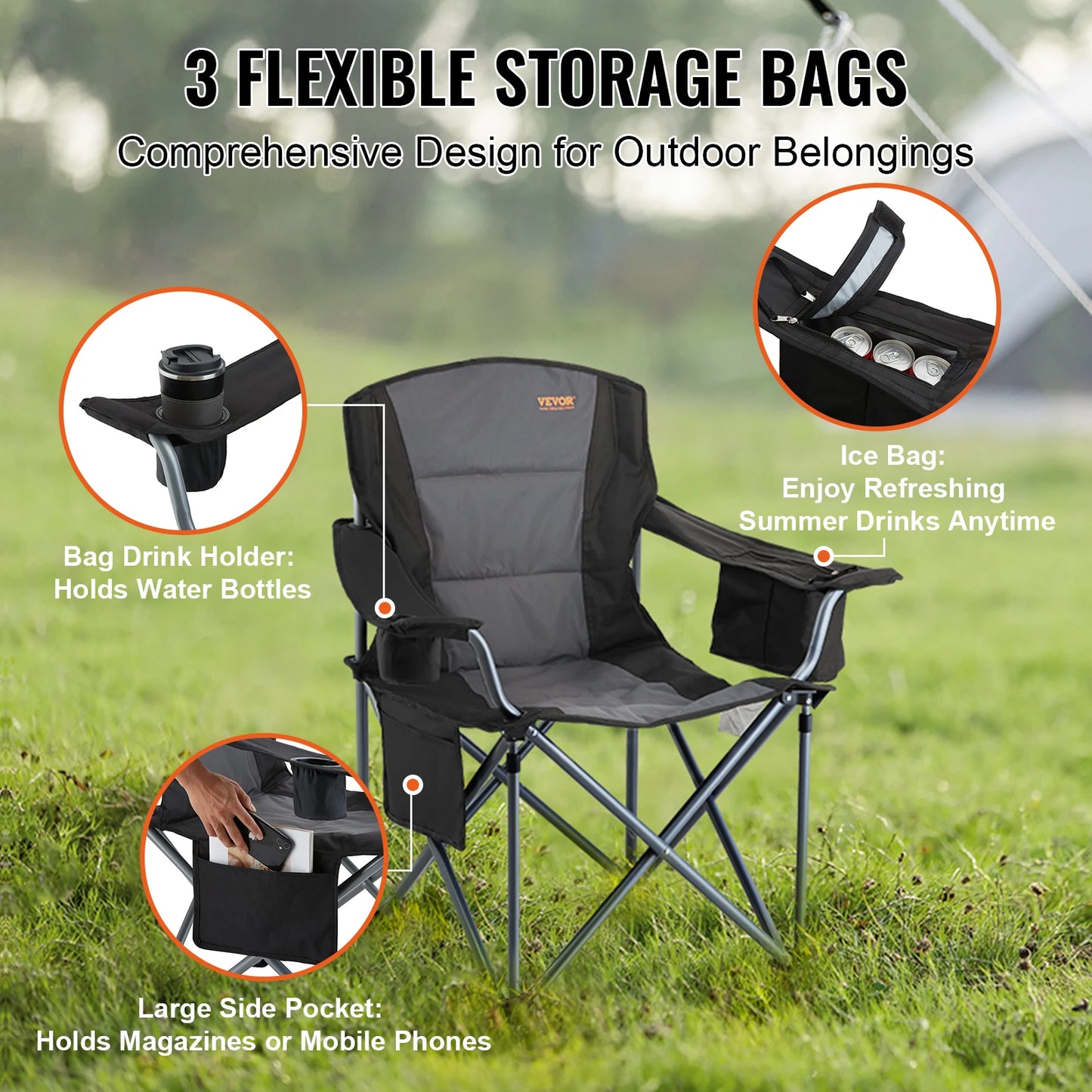 SucceBuy Portable Ultralight Camping Chair