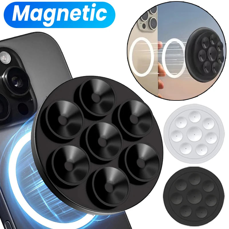 Magnetic Silicone Suction Phone Mount