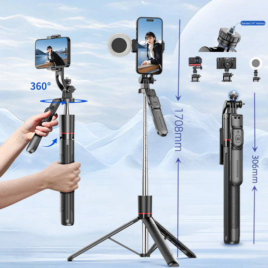 BSLIUFANG 360° Selfie Tripod