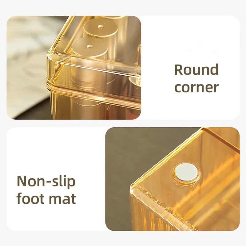 Acrylic Eyelash Storage Box with Lid