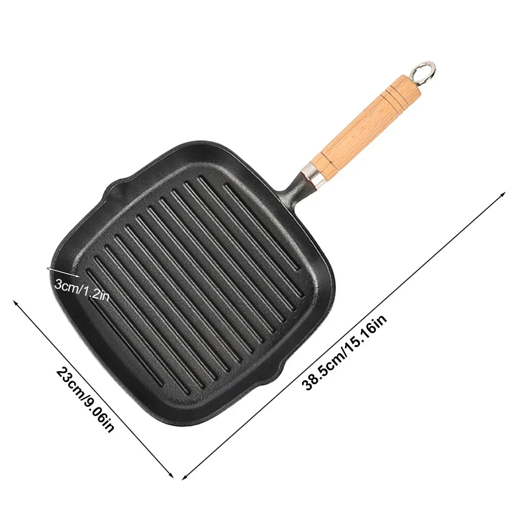 Cast Iron Square Grill Pan