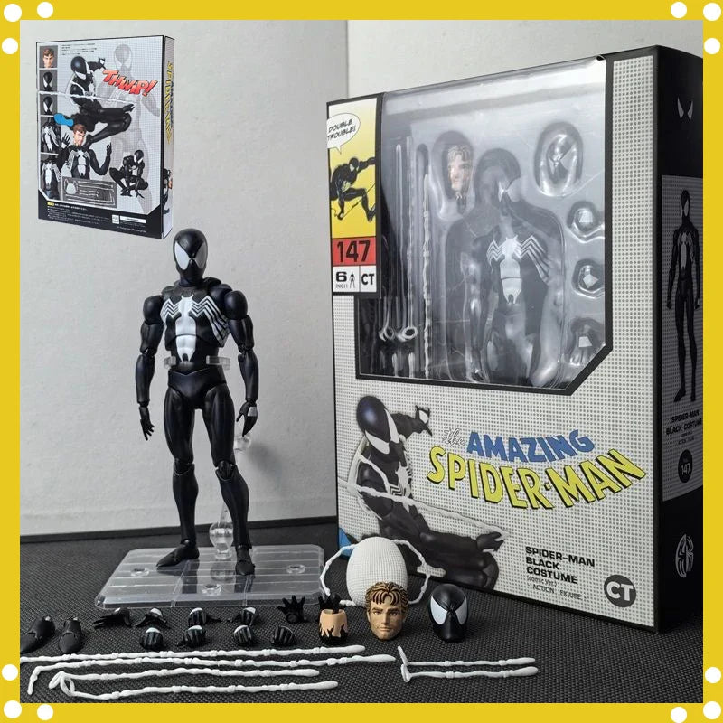CT MAFEX Black Suit Spider-Man
