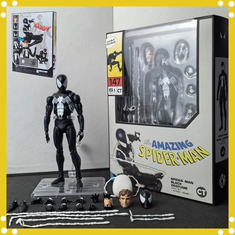 MAFEX Black Suit Spider-Man